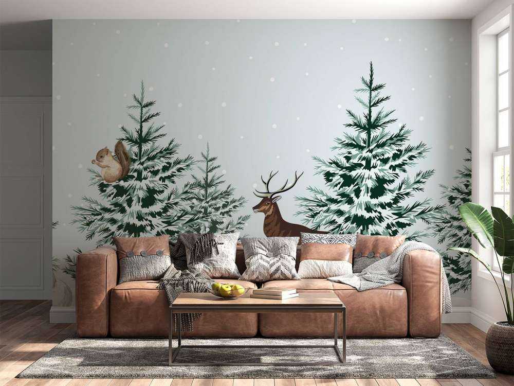 Winterwaldbewohner Freude