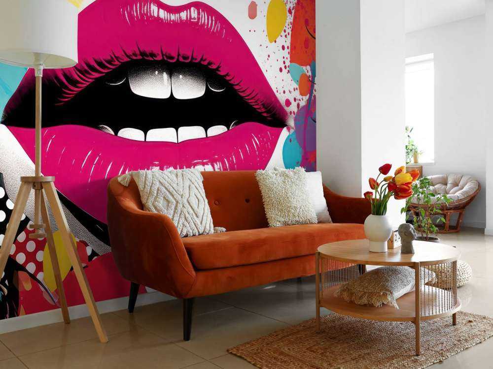 Pop-Art-Lippen