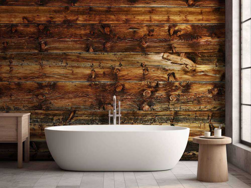 Geflammtes Holz