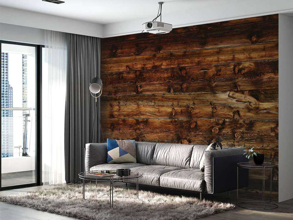 Geflammtes Holz