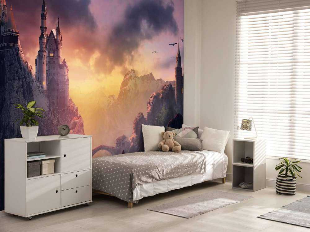 Schloss bei Sonnenuntergang