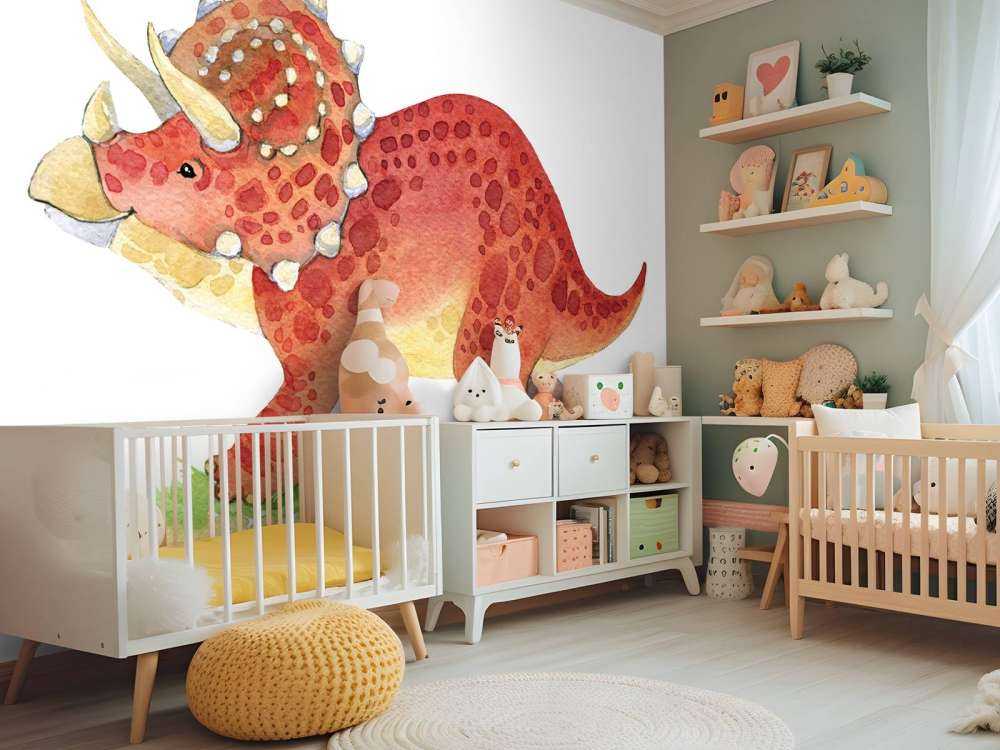 Süßer Triceratops Dinosaurier mit Triceratops