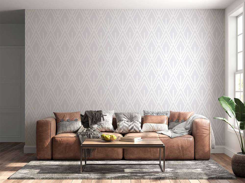 Graue Vintage Art Deco