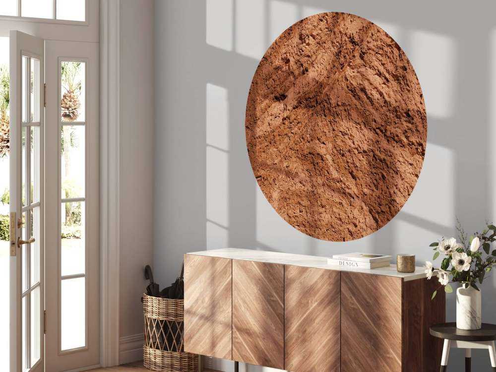 Grobe Terrakotta Struktur