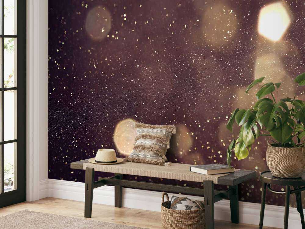 Abstrakte Glitzerlichter