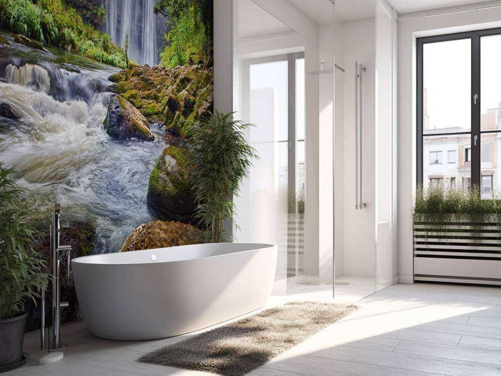 Wasserfall mit Steinen
