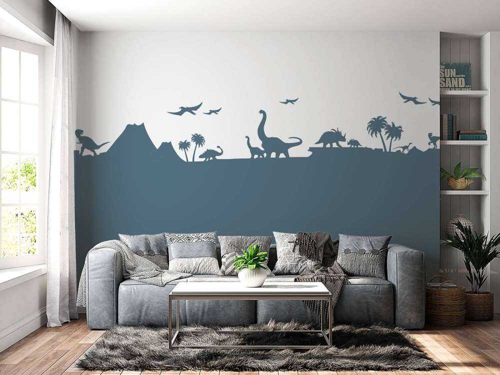 Dino-Silhouetten
