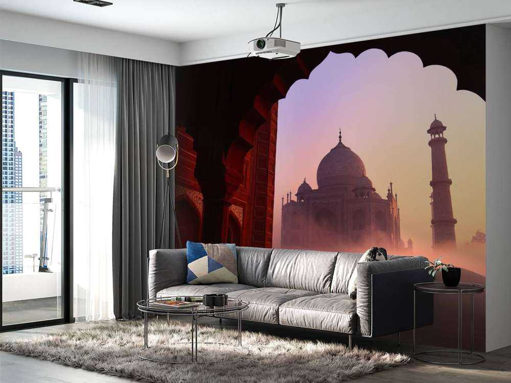 Taj Mahal bei Sonnenaufgang