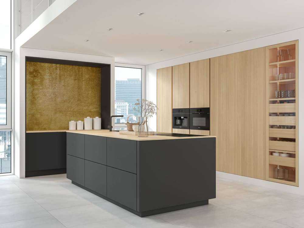 Ockerhaltiger gelber Beton auf Fototapete