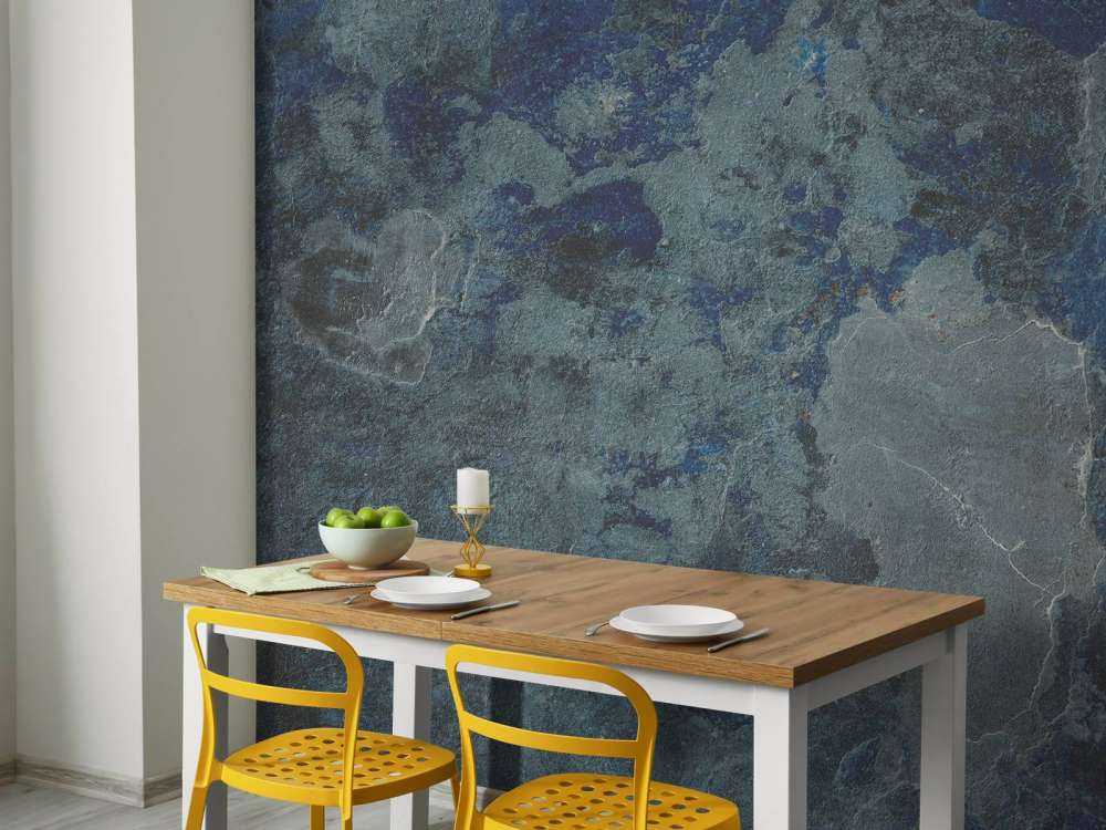 Blauer Beton
