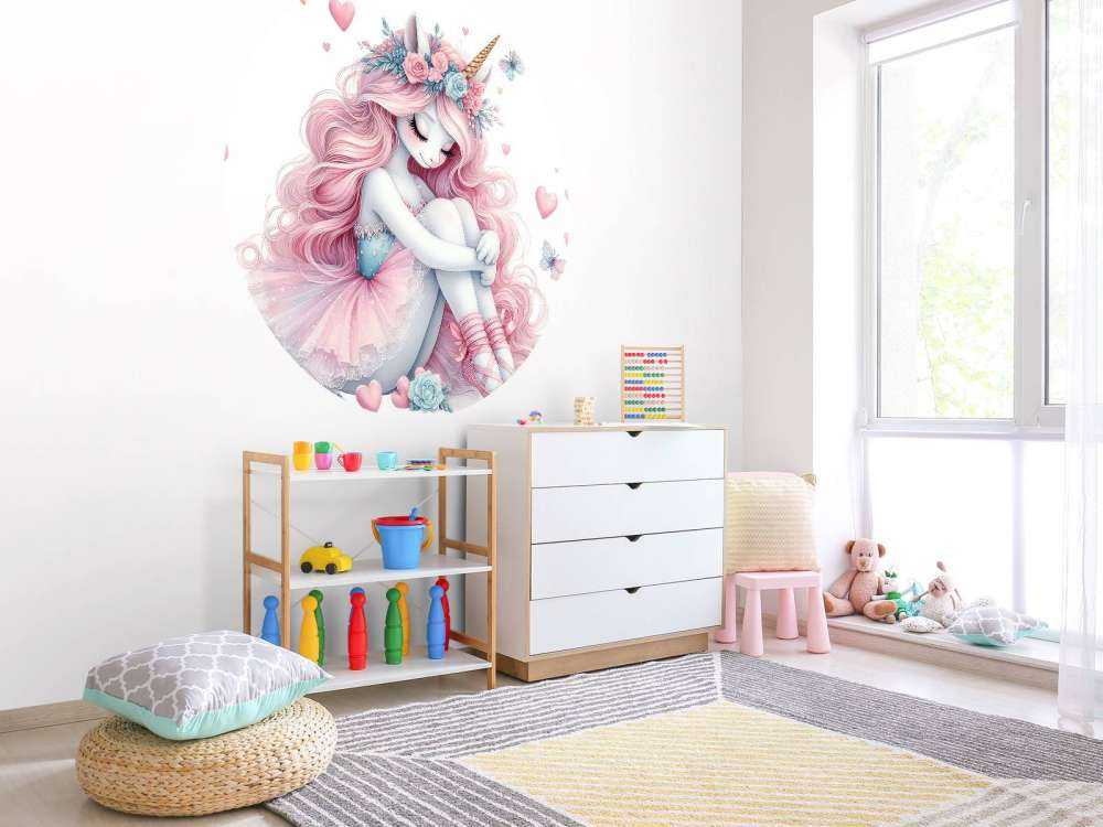 Träumende Einhorn-Ballerina