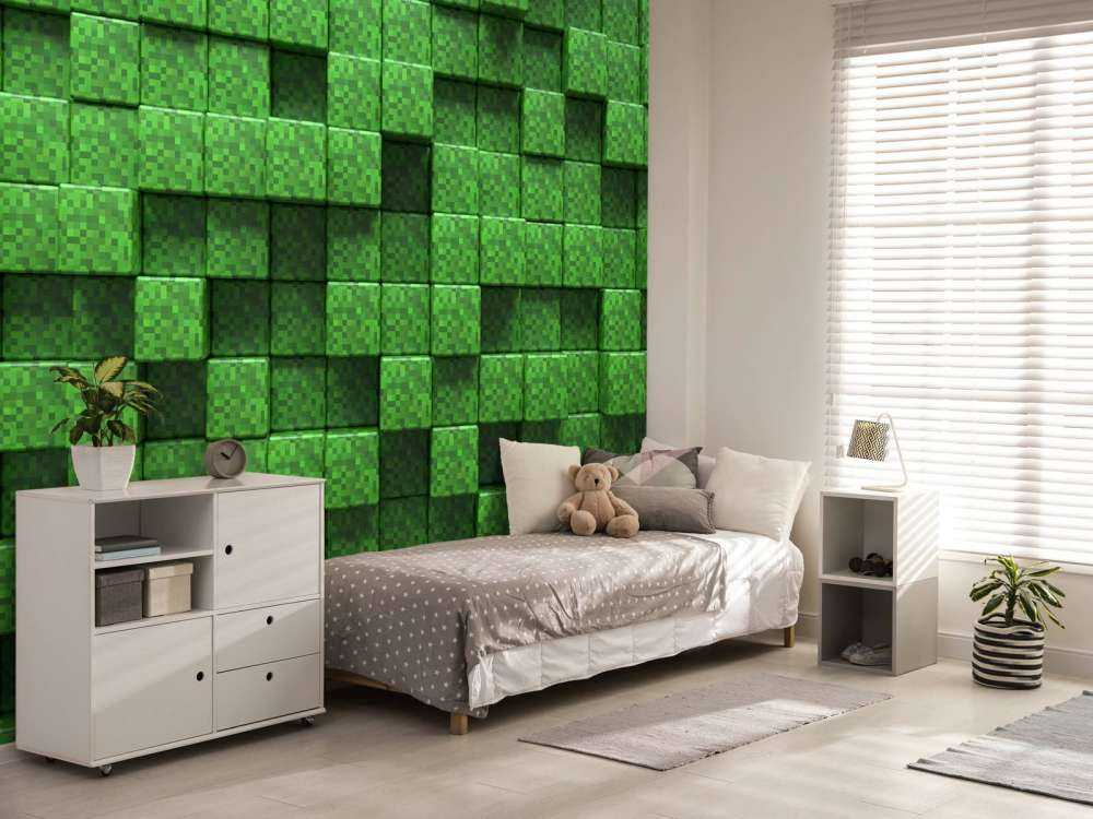 3D Minecraft Gras
