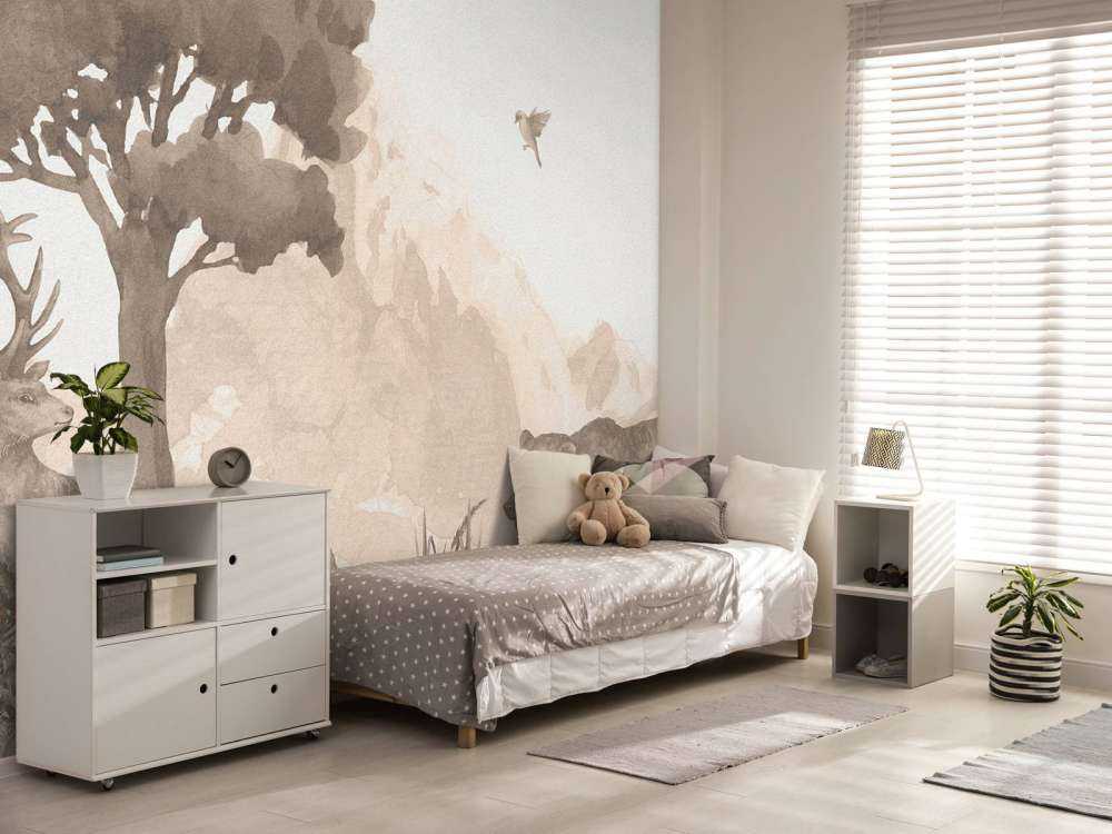 Waldtiere in Taupe