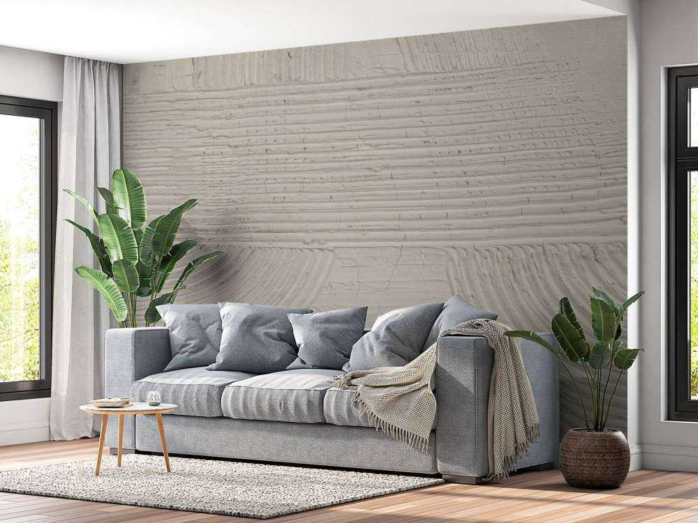 Linien und Strukturen in Off-White