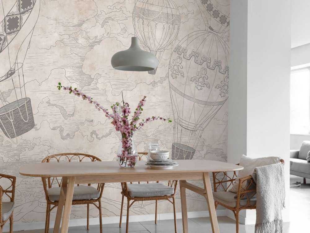 Heißluftballons mit Aussicht