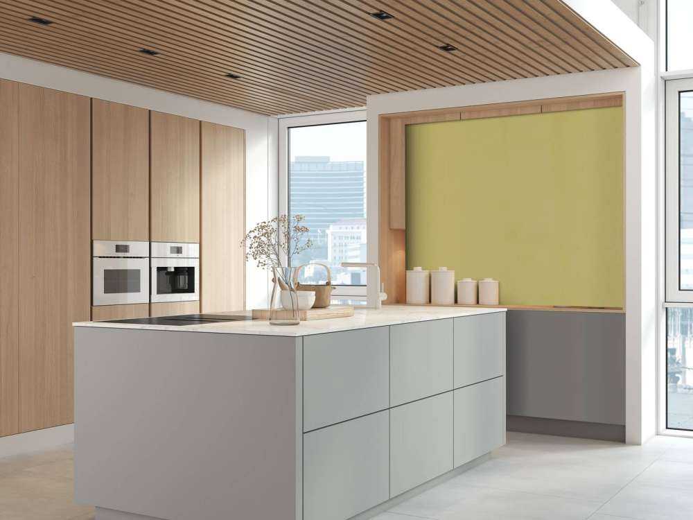 Flachsgelber Beton