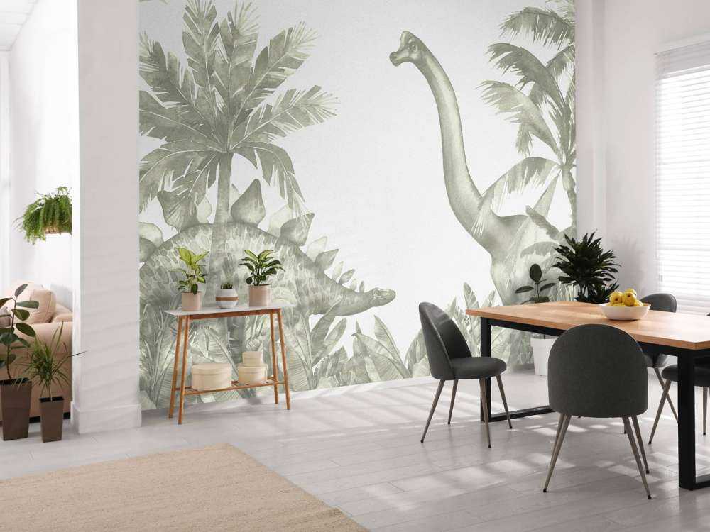 Dinosaurier in grün