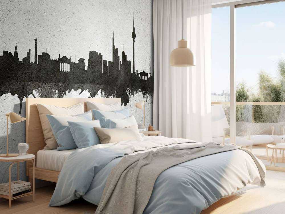 Aquarell-Skyline, Berlin