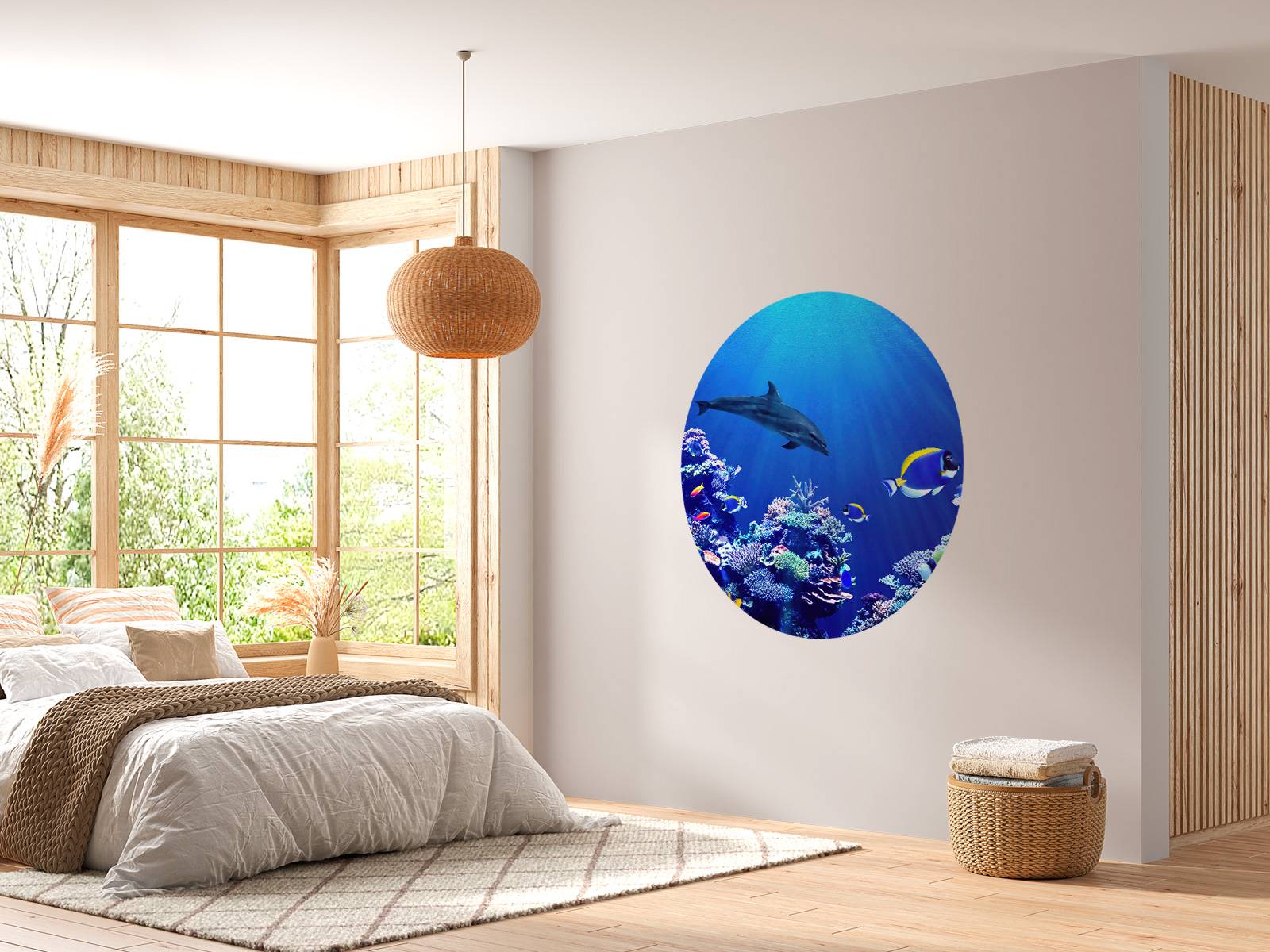 Unterwasserwelt blau