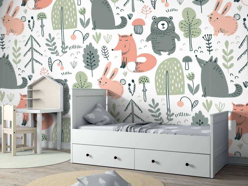 Bunte Waldtiere