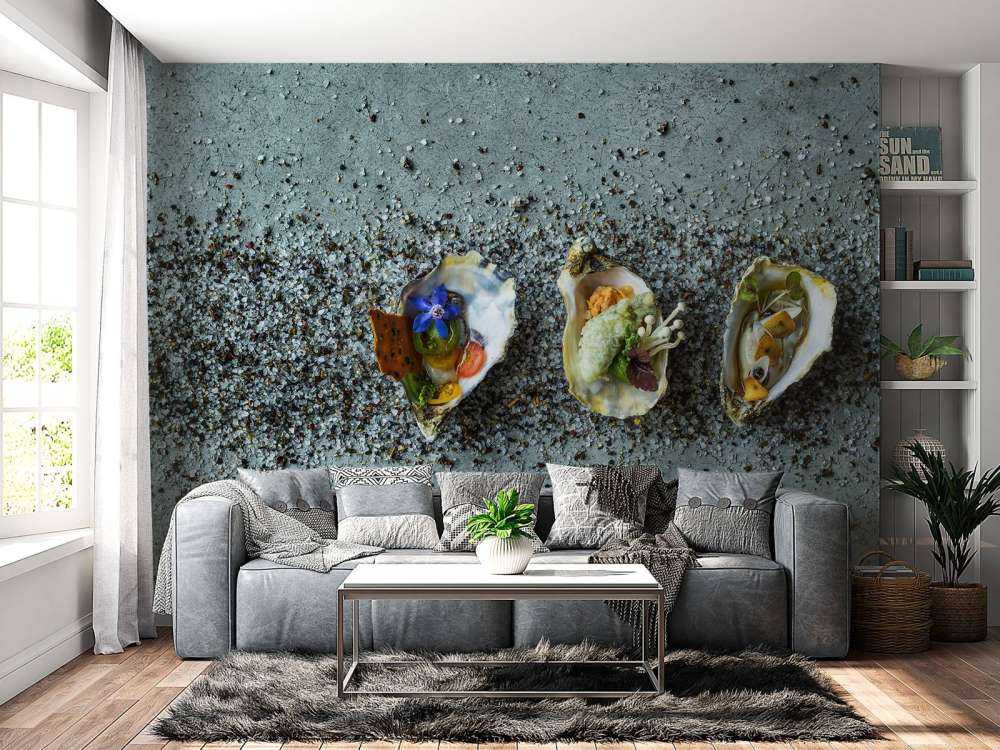 Mit Austern amüsieren