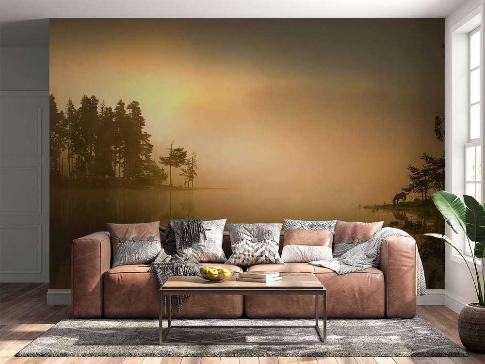 Island in the fog