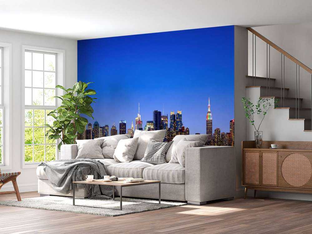 New York Manhattan Skyline auf Fototapete