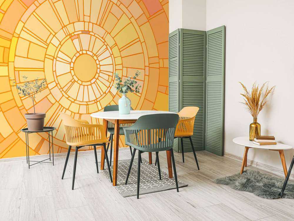 Sonnenstrahlen Mosaik
