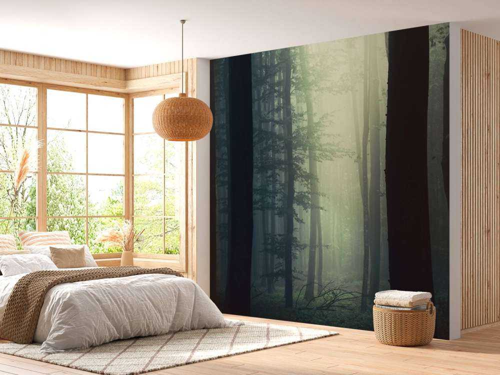 Sonnenstrahl im Wald
