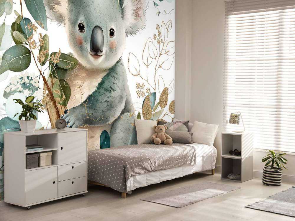 Schattiger Koala im Eukalyptus