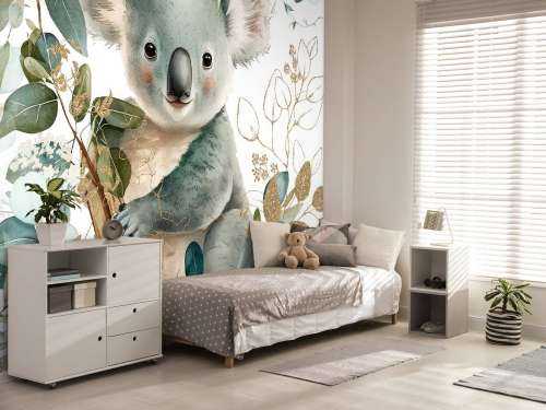 Schattiger Koala im Eukalyptus