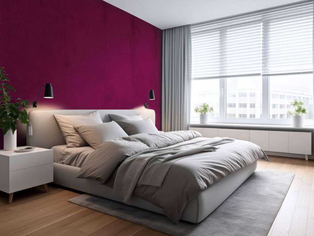 Violettbrauner Beton