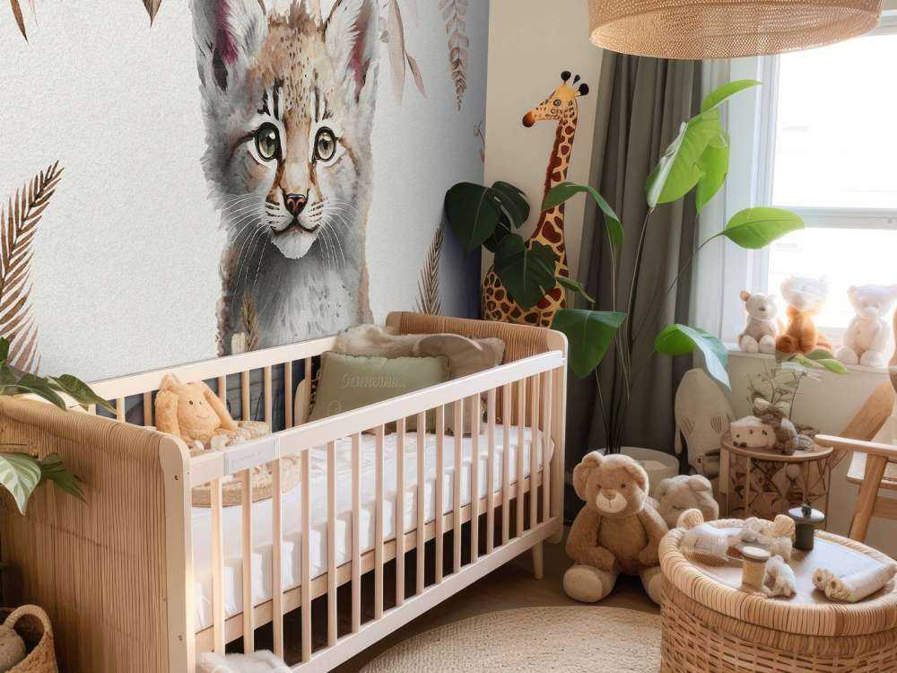 Luchsbaby im Dschungel taupe