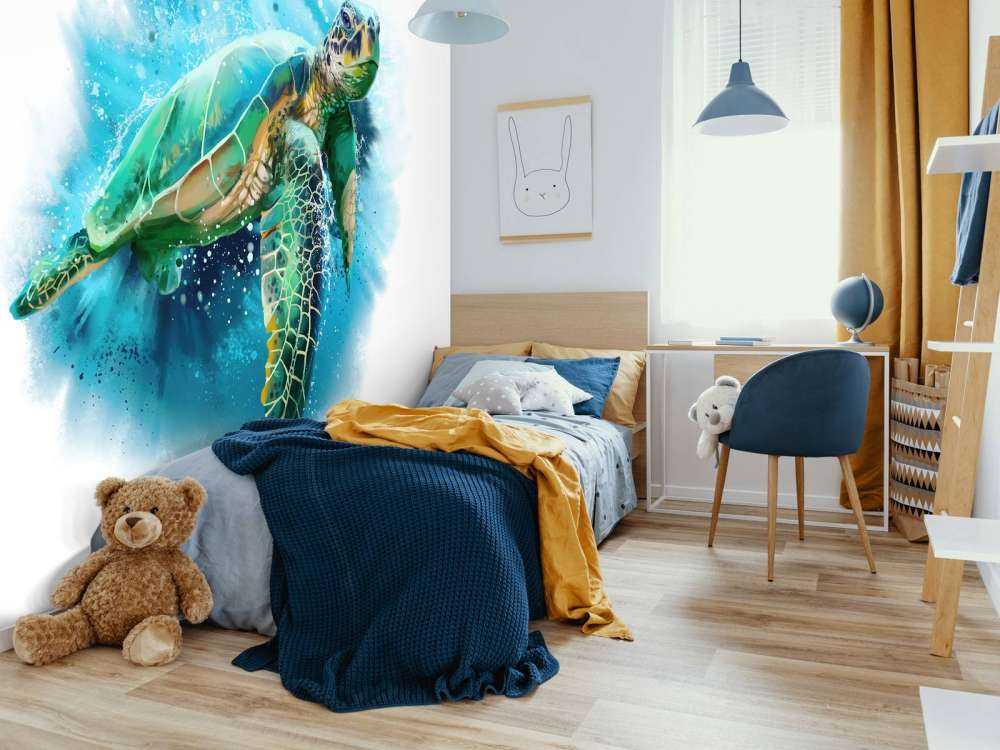 Meeresschildkröte gezeichnet 