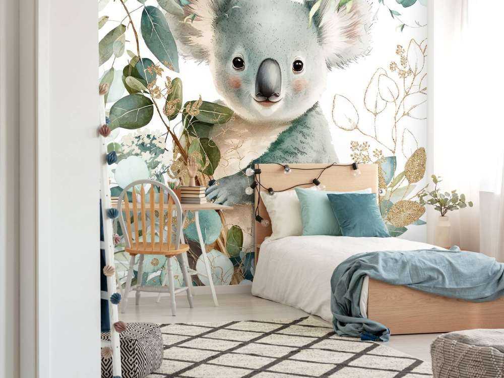 Schattiger Koala im Eukalyptus