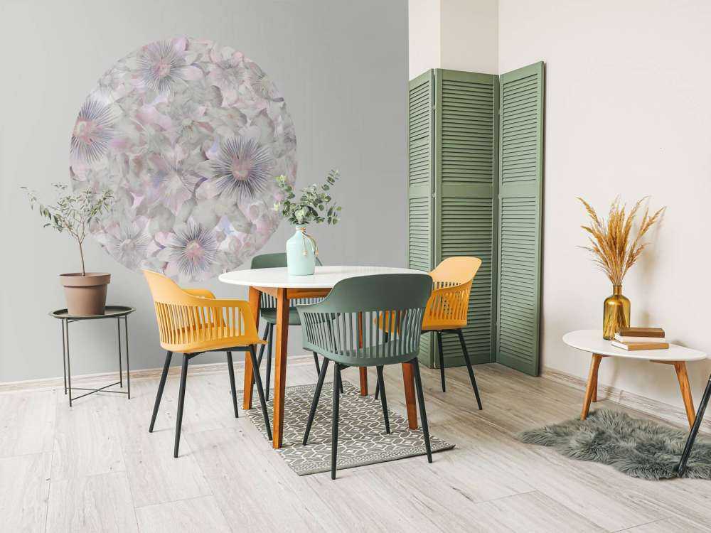 Botanische Aquarell-Eleganz Flieder-Dämmerung