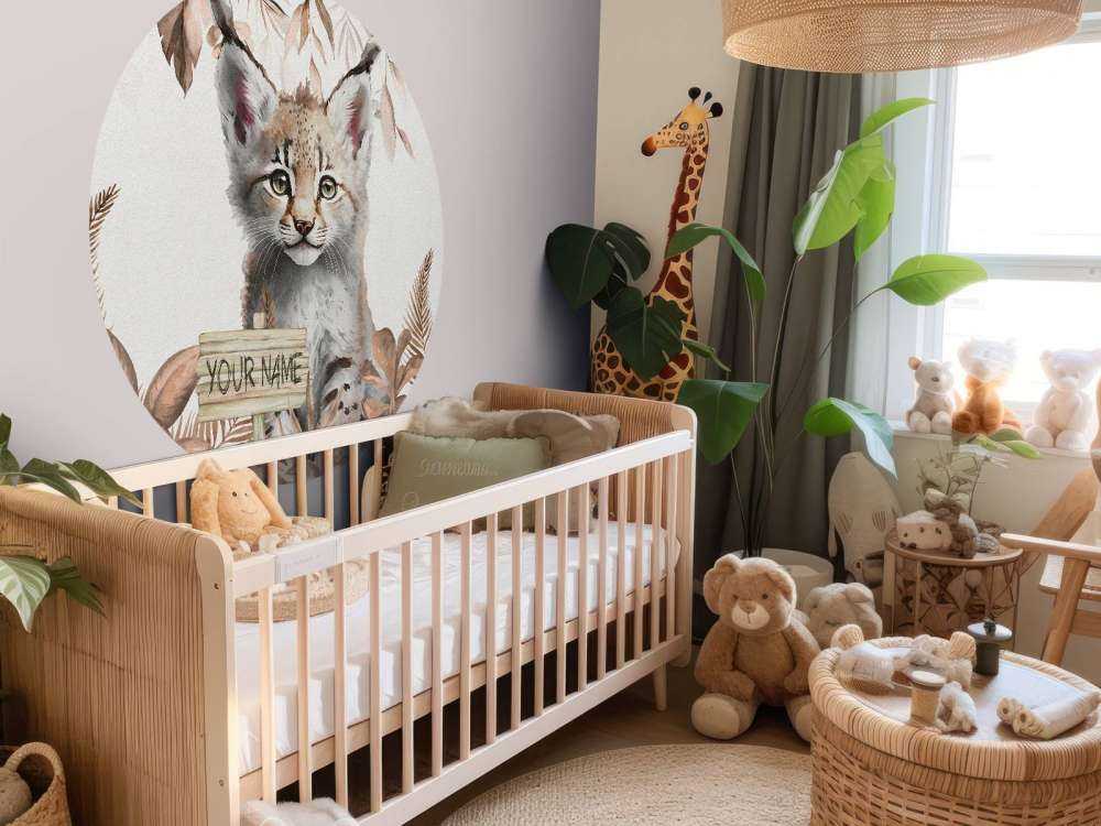 Luchsbaby im Dschungel taupe
