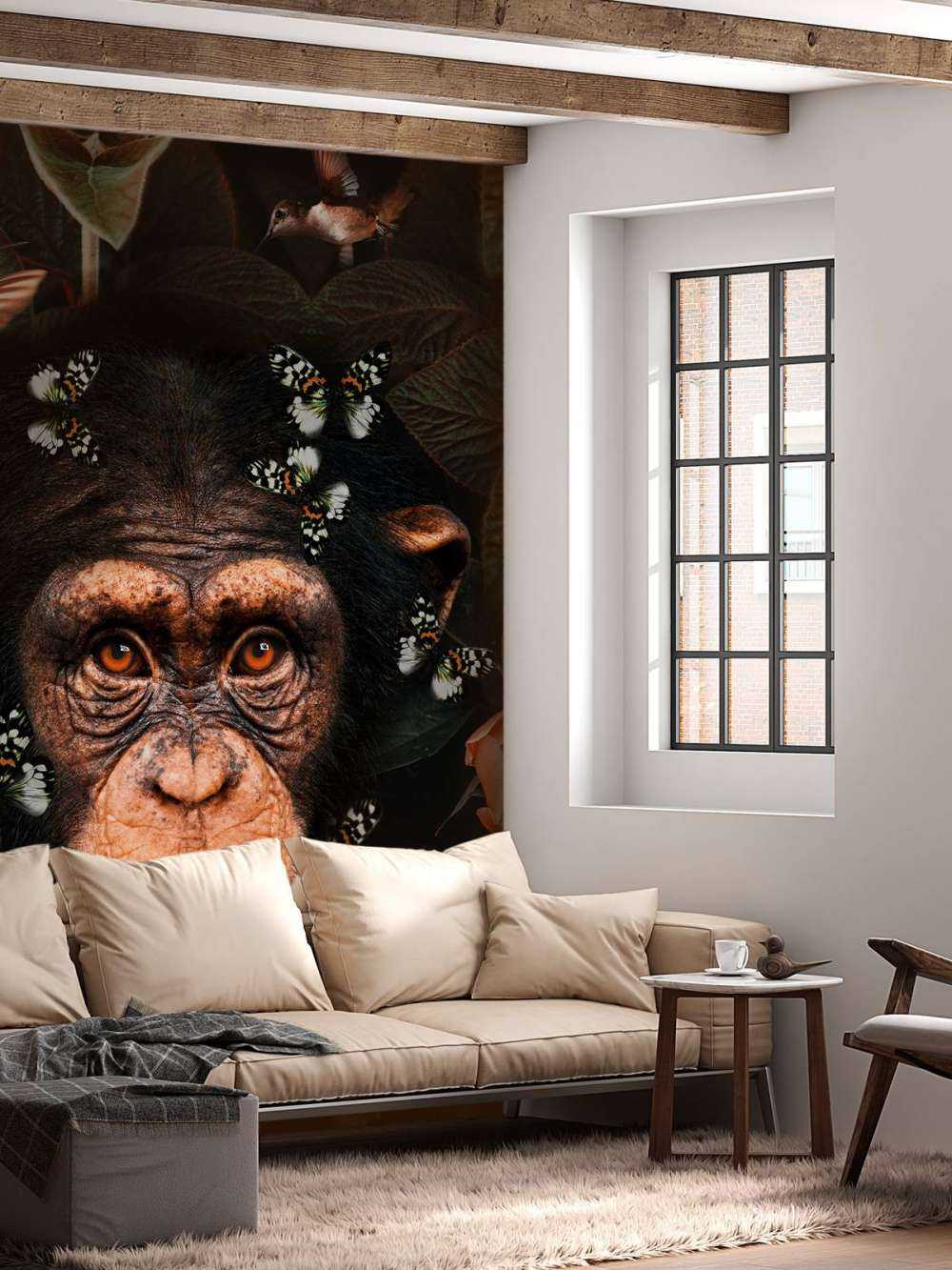 Tropical Chimpanzee Porträt