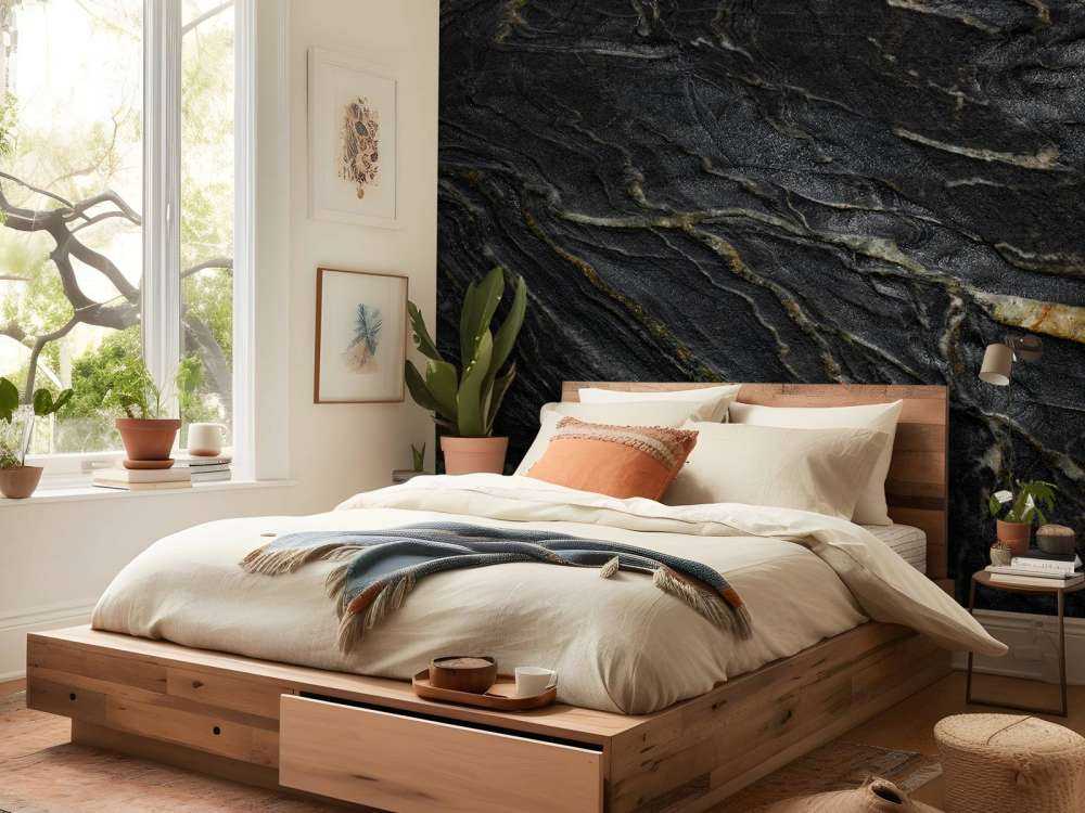 Marmor mit grober Struktur