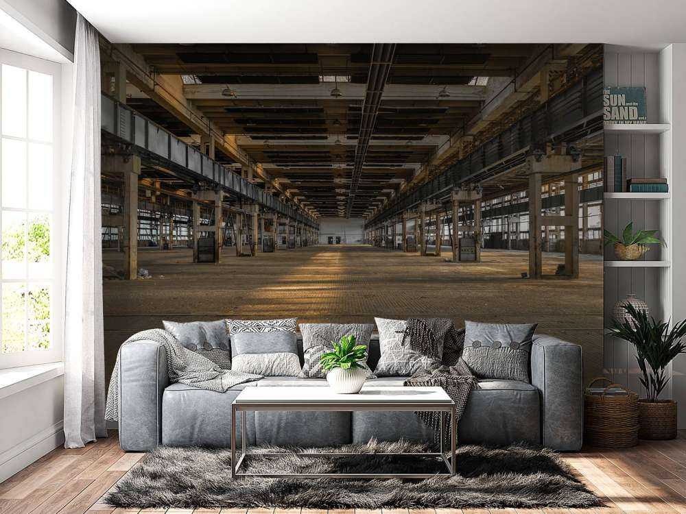 Alte verlassene Garage
