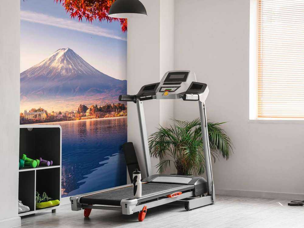 Der Berg Fuji im Herbst