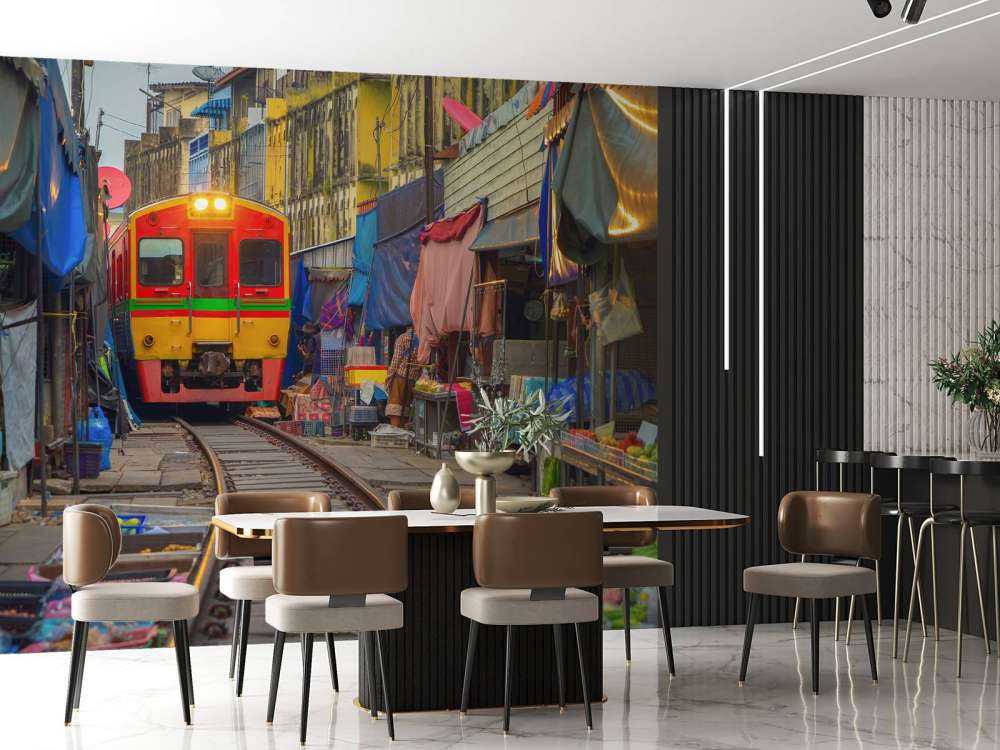 Zug auf dem Markt