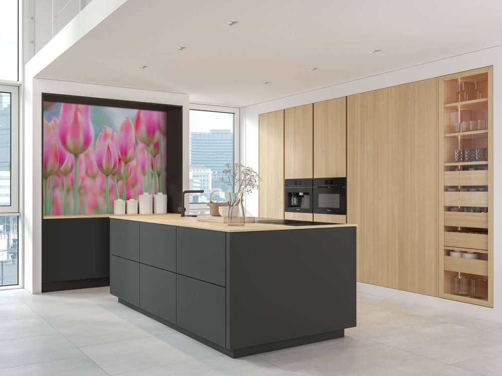 Nahaufnahme rosa Tulpen