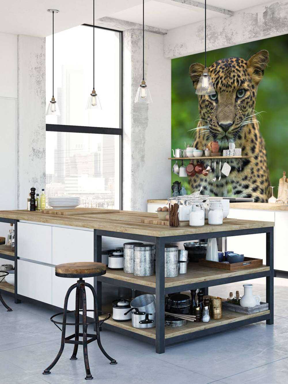 Fokussierter Leopard