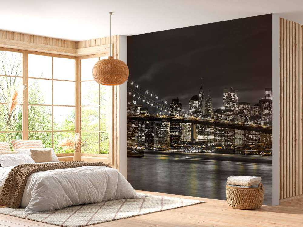 Brooklyn Bridge bei Nacht