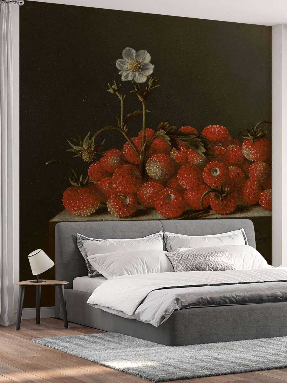 Stilleben mit Walderdbeeren