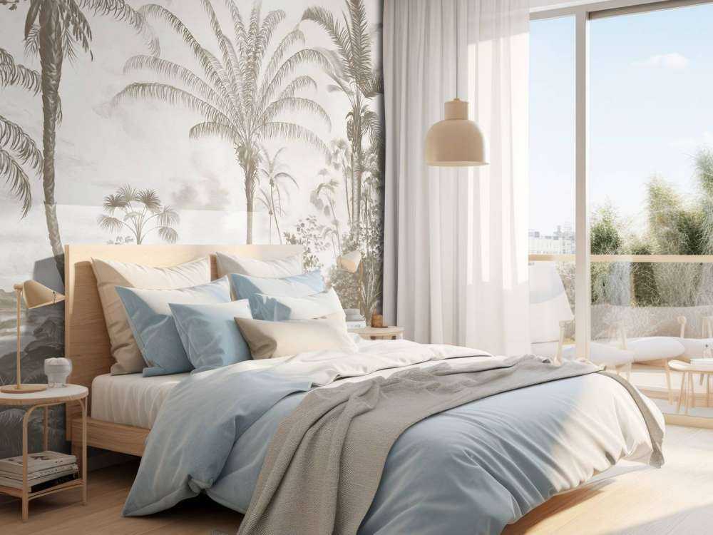 Romantische Tropen Taupe