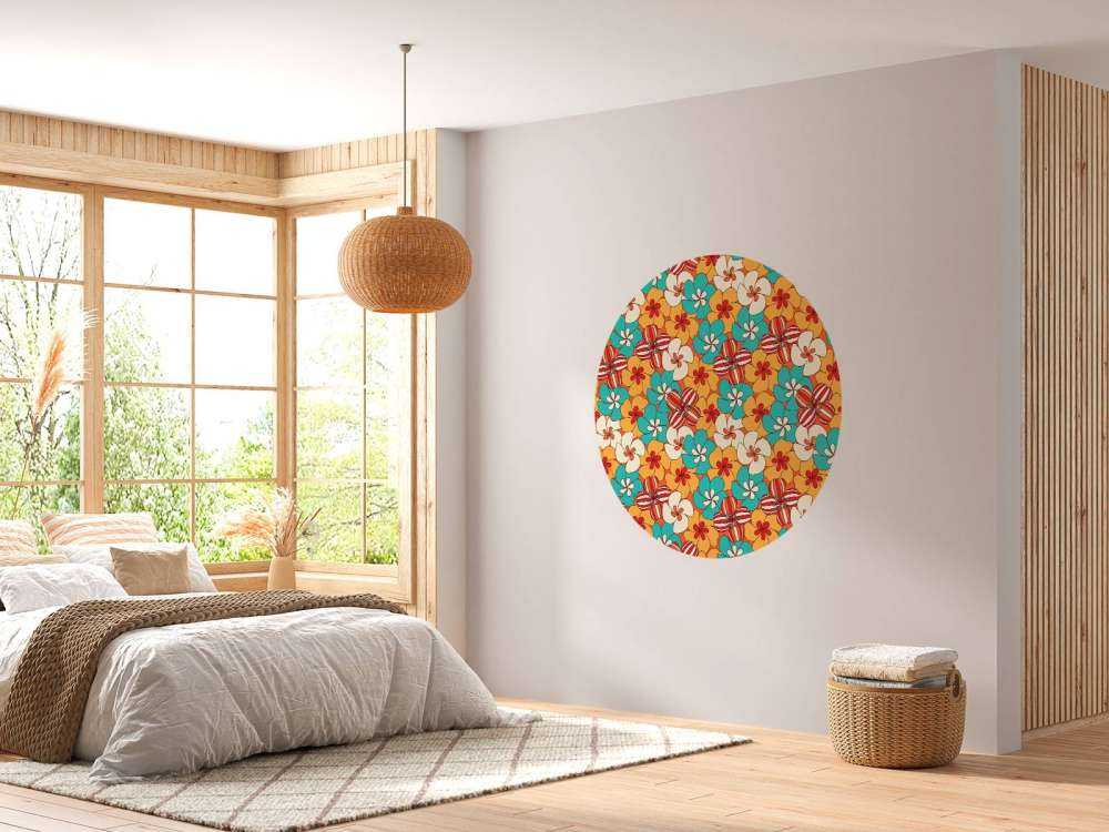 Bunte Vintage Blumen