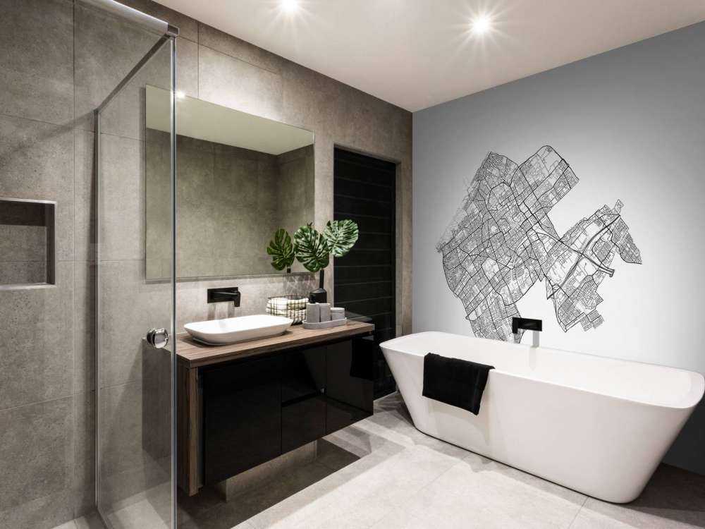 Karte von Den haag, weiß