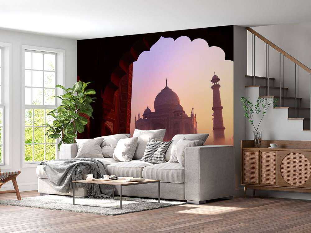 Taj Mahal bei Sonnenaufgang